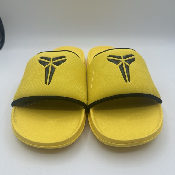Nike Kobe Offcourt Slide Mens 10 Lightning‎ Yellow/Black Sandals IF2870-700